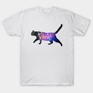 Black Magic Black Cat Holographic mode T-Shirt